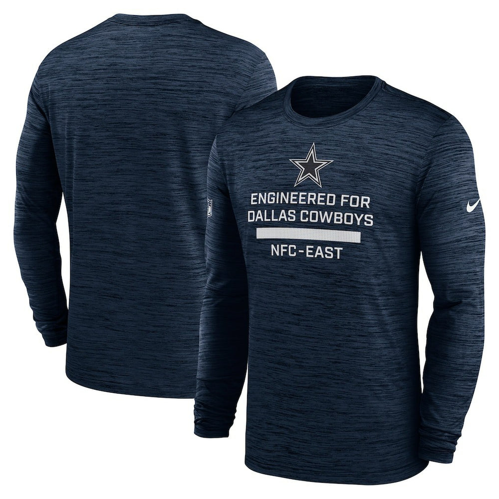 Dallas Cowboys Sideline Velocity Performance Long Sleeve T-Shirt - Navy | Nike discount