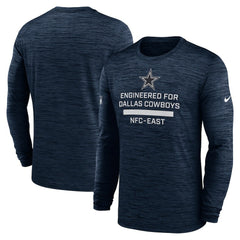 Dallas Cowboys Sideline Velocity Performance Long Sleeve T-Shirt - Navy | Nike discount