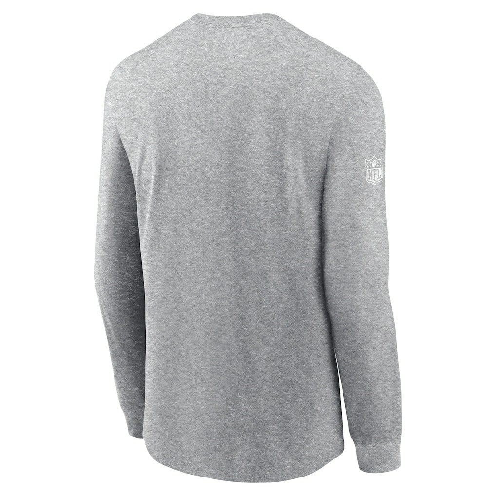 Arizona Cardinals Sideline Dri-FIT Long Sleeve T-Shirt - Heather Gray | Nike cheap