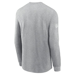 Arizona Cardinals Sideline Dri-FIT Long Sleeve T-Shirt - Heather Gray | Nike cheap