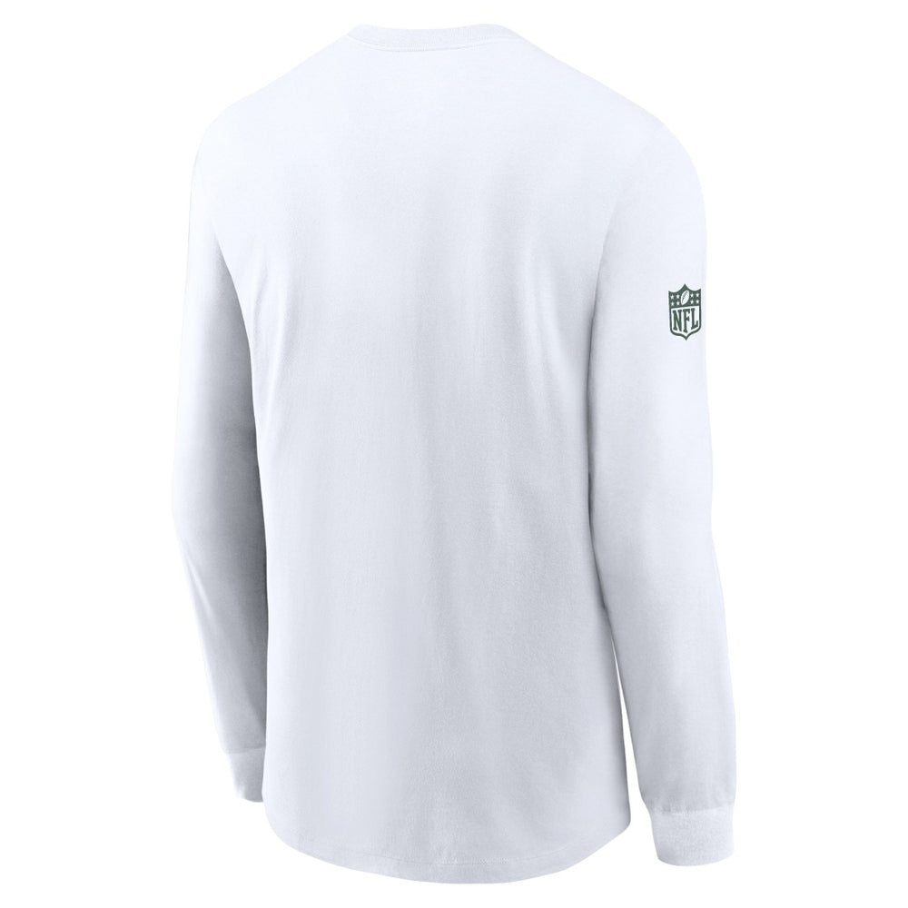 Green Bay Packers Sideline Dri-FIT Long Sleeve T-Shirt - White | Nike on sale