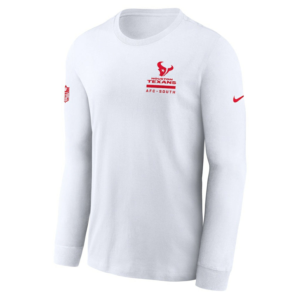 Houston Texans Sideline Dri-FIT Long Sleeve T-Shirt - White | Nike cheap