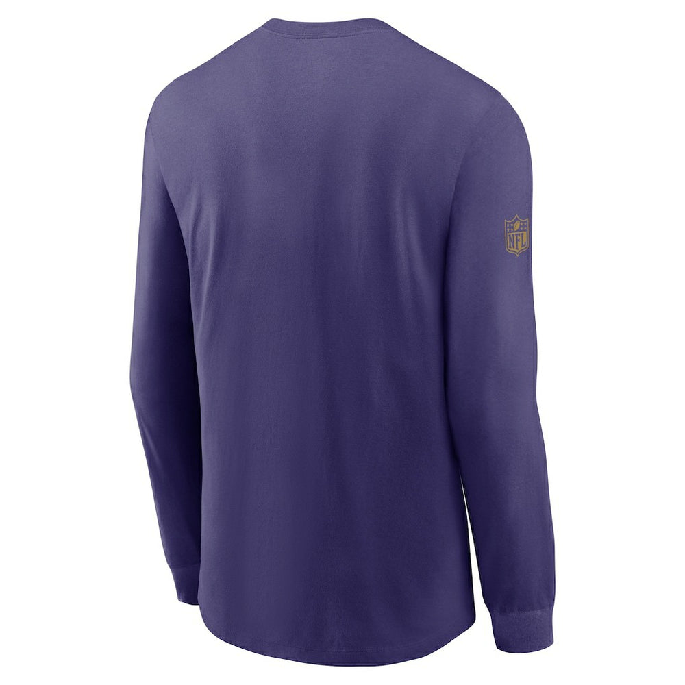 Baltimore Ravens Sideline Dri-FIT Long Sleeve T-Shirt - Purple | Nike cheap
