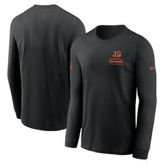 Cincinnati Bengals Sideline Dri-FIT Long Sleeve T-Shirt - Black | Nike outlet