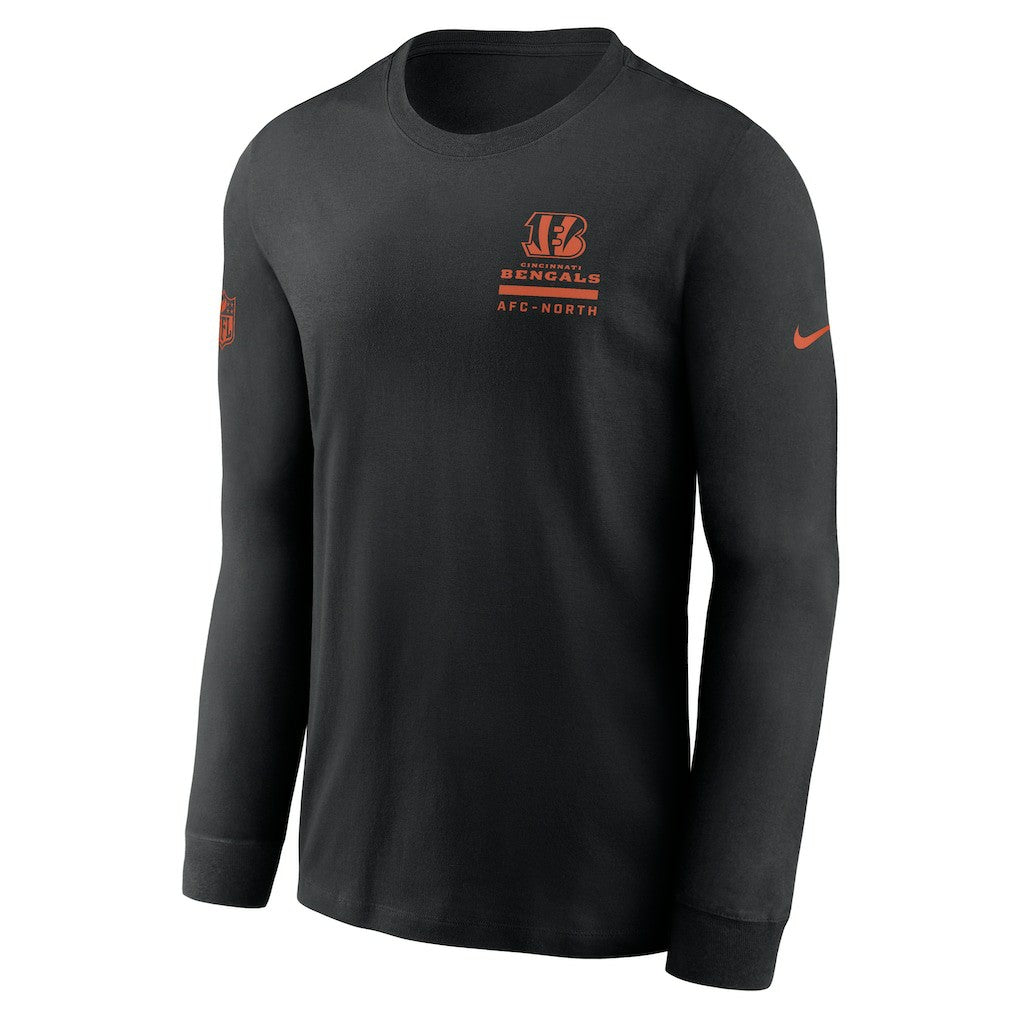 Cincinnati Bengals Sideline Dri-FIT Long Sleeve T-Shirt - Black | Nike outlet