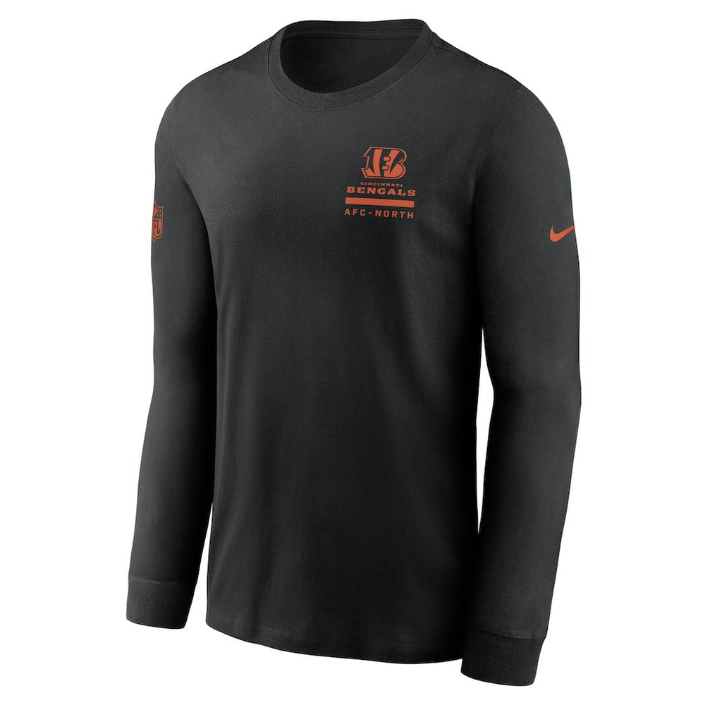 Cincinnati Bengals Sideline Dri-FIT Long Sleeve T-Shirt - Black | Nike outlet