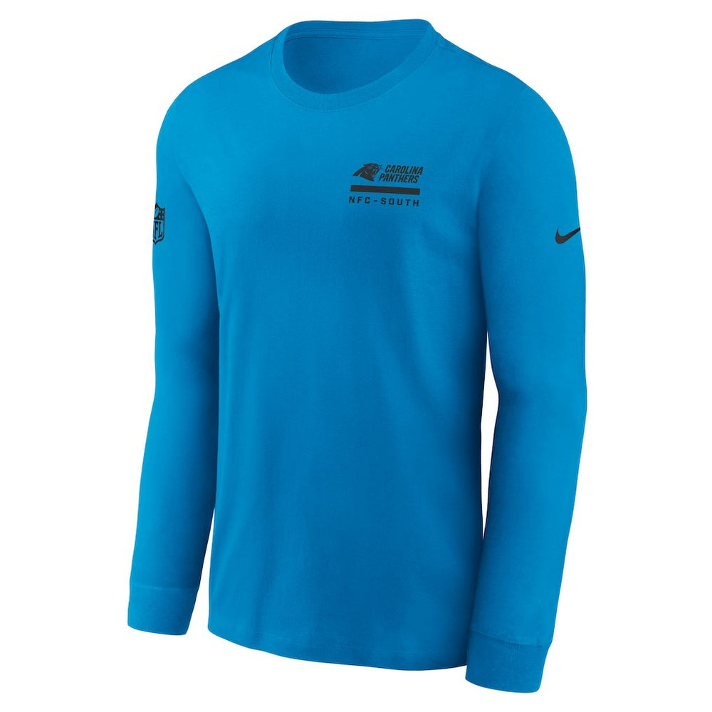 Carolina Panthers Sideline Dri-FIT Long Sleeve T-Shirt - Blue | Nike cheap