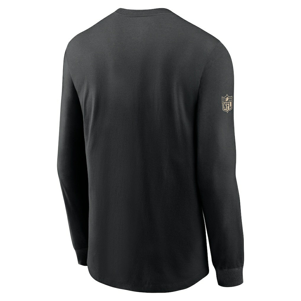 New Orleans Saints Sideline Dri-FIT Long Sleeve T-Shirt - Black | Nike on sale