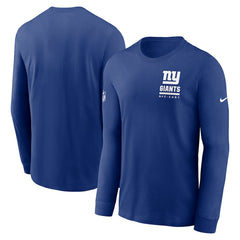 New York Giants Sideline Dri-FIT Long Sleeve T-Shirt - Royal | Nike on sale