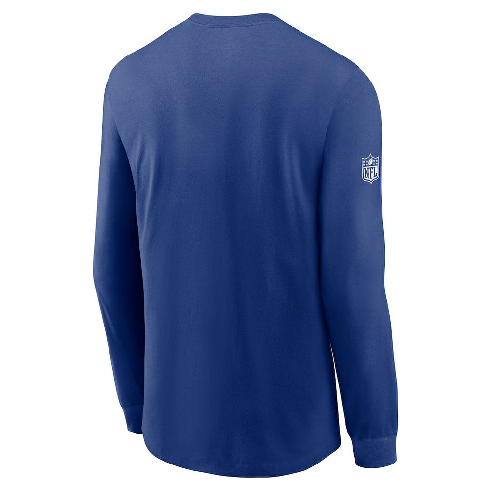 New York Giants Sideline Dri-FIT Long Sleeve T-Shirt - Royal | Nike on sale
