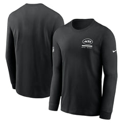 New York Jets Sideline Dri-FIT Long Sleeve T-Shirt - Black | Nike outlet