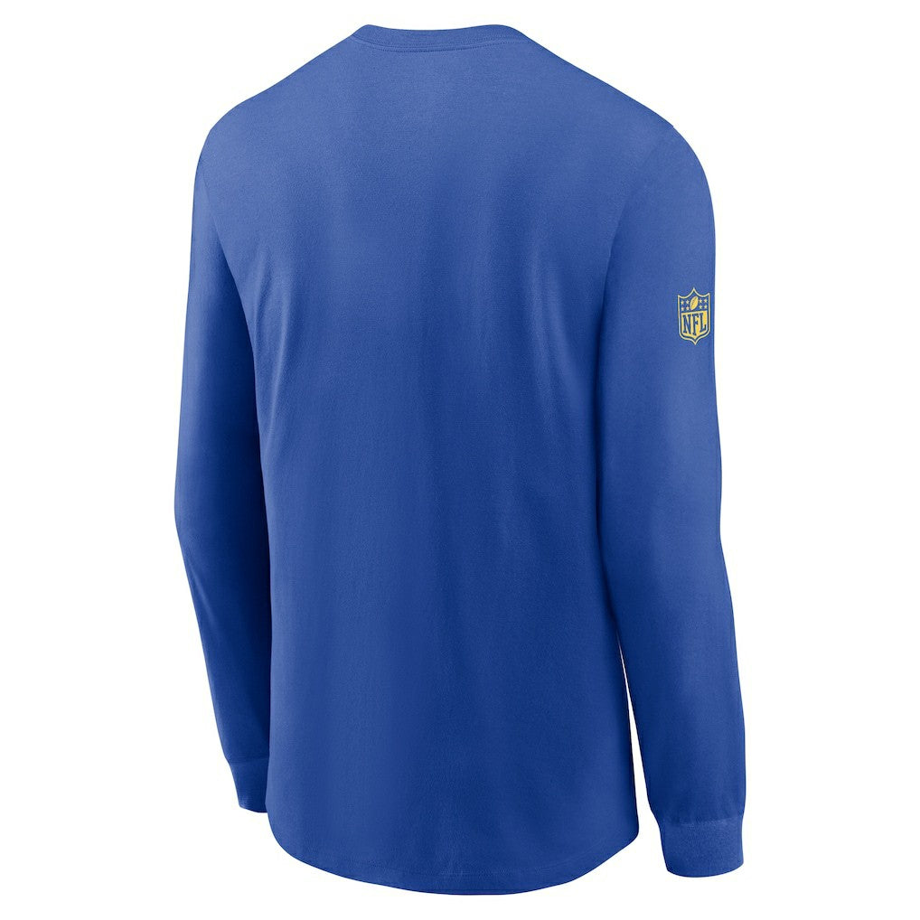 Los Angeles Rams Sideline Dri-FIT Long Sleeve T-Shirt - Royal | Nike for sale