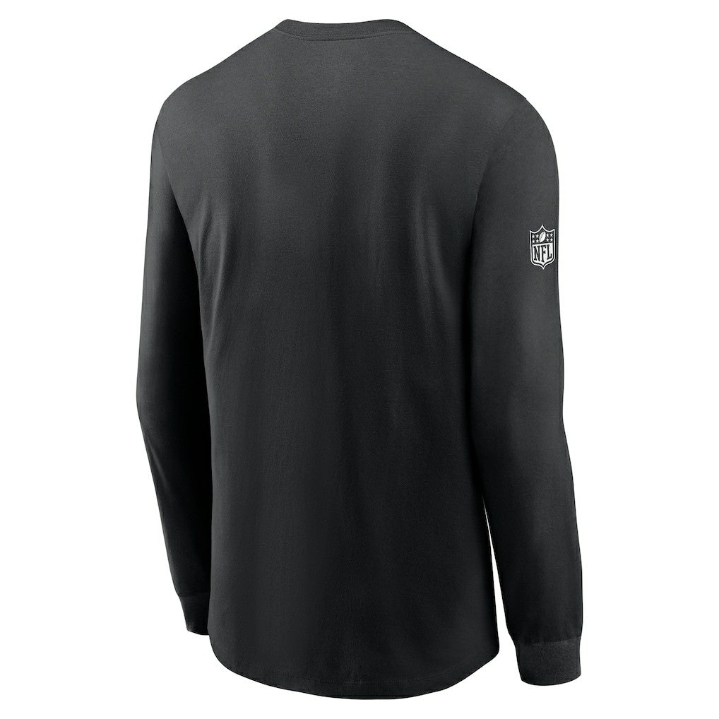 Philadelphia Eagles Sideline Dri-FIT Long Sleeve T-Shirt - Black | Nike cheap