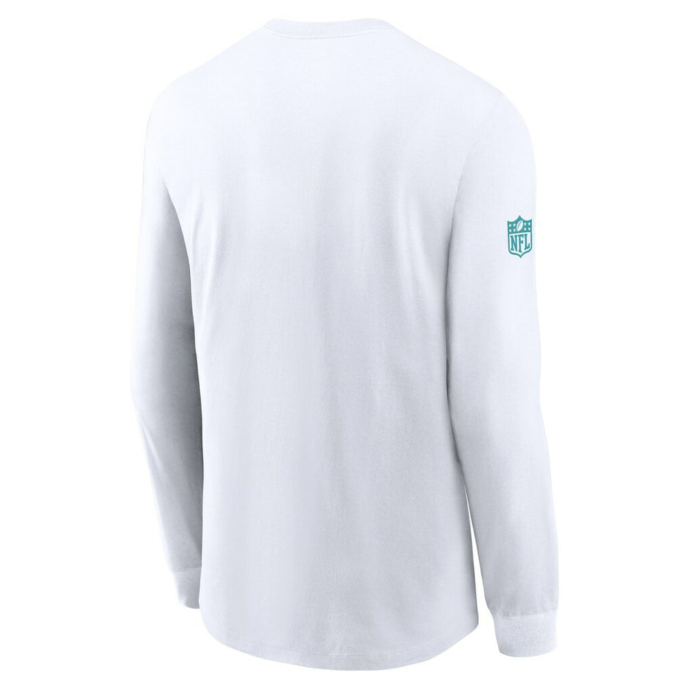 Miami Dolphins Sideline Dri-FIT Long Sleeve T-Shirt - White | Nike sale