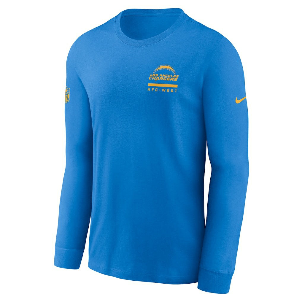 Los Angeles Chargers Sideline Dri-FIT Long Sleeve T-Shirt - Powder Blue | Nike discount