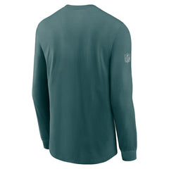Philadelphia Eagles Sideline Dri-FIT Long Sleeve T-Shirt - Midnight Green | Nike cheap