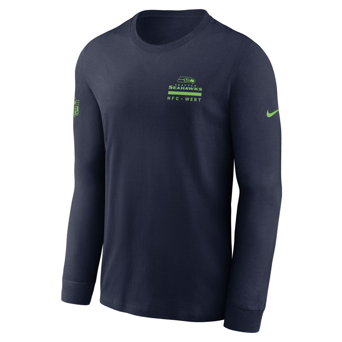 Seattle Seahawks Sideline Dri-FIT Long Sleeve T-Shirt - College Navy | Nike for sale