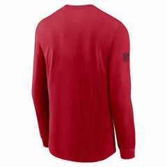 San Francisco 49ers Sideline Dri-FIT Long Sleeve T-Shirt - Scarlet | Nike for sale