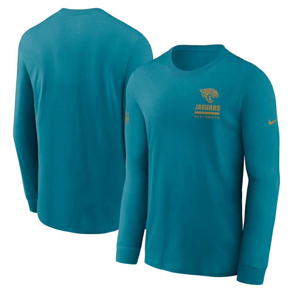 Jacksonville Jaguars Sideline Dri-FIT Long Sleeve T-Shirt - Teal | Nike sale