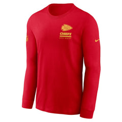 Kansas City Chiefs Sideline Dri-FIT Long Sleeve T-Shirt - Red | Nike sale