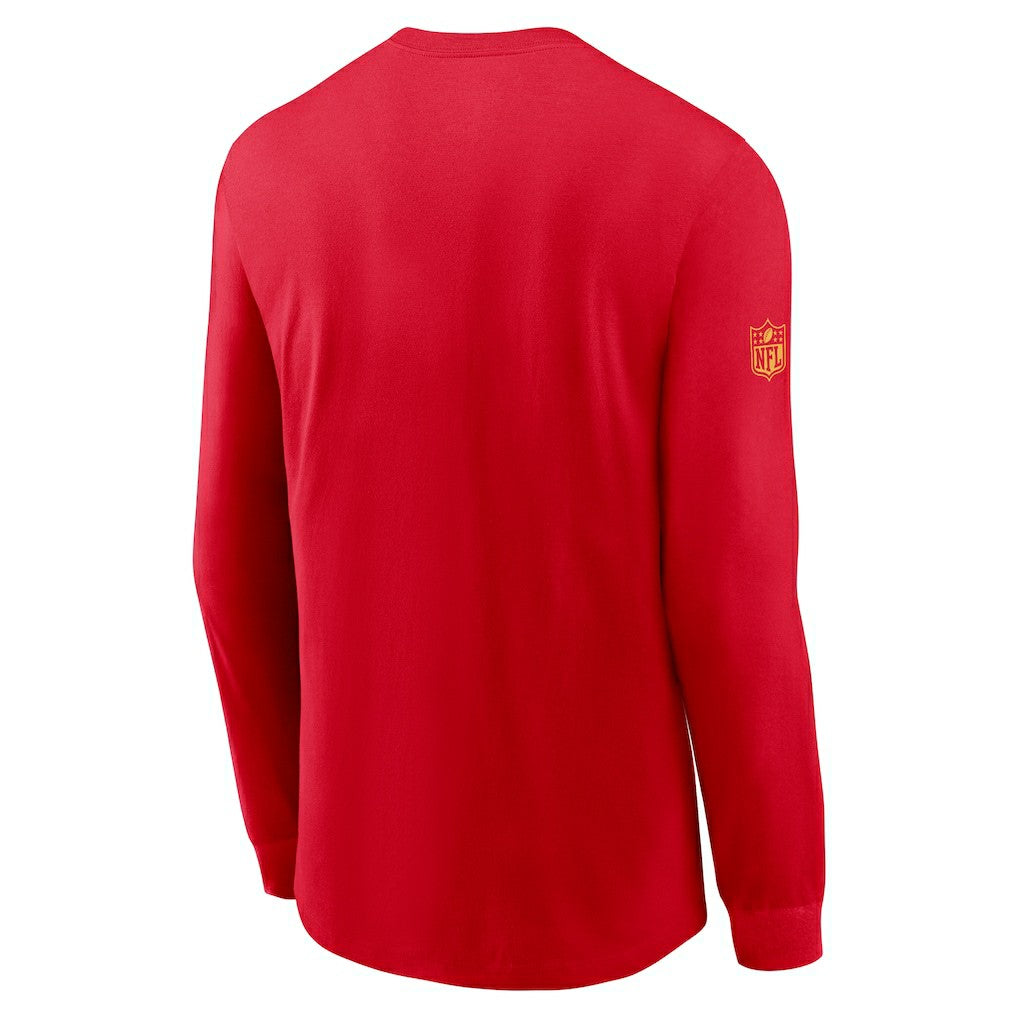 Kansas City Chiefs Sideline Dri-FIT Long Sleeve T-Shirt - Red | Nike sale