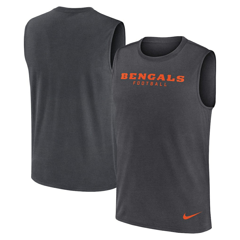 Cincinnati Bengals Primetime Legend Dri-FIT Muscle Tank Top - Charcoal | Nike sale