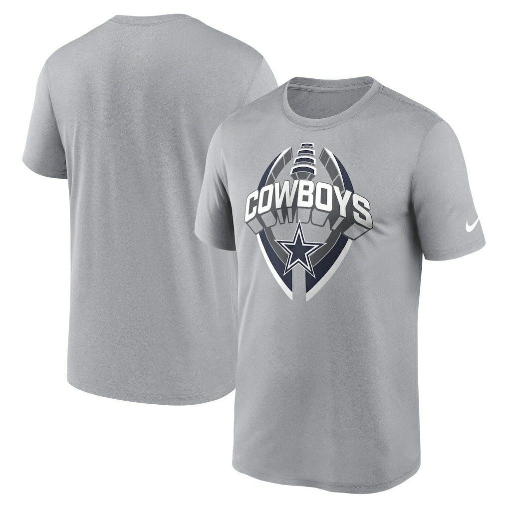 Dallas Cowboys Legend Icon Performance T-Shirt - Silver | Nike on sale