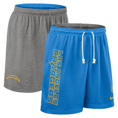 Los Angeles Chargers Sideline Reversible Dri-FIT Shorts - Powder Blue | Nike for sale