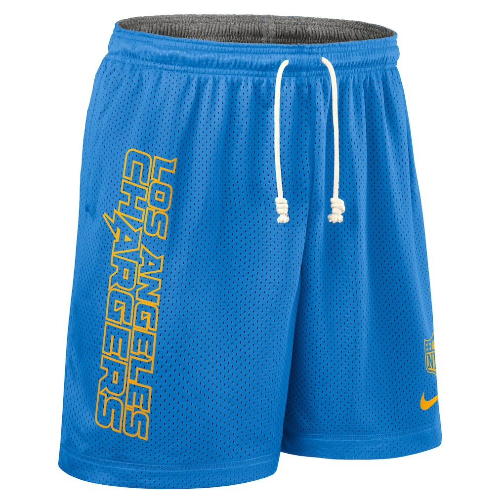 Los Angeles Chargers Sideline Reversible Dri-FIT Shorts - Powder Blue | Nike for sale