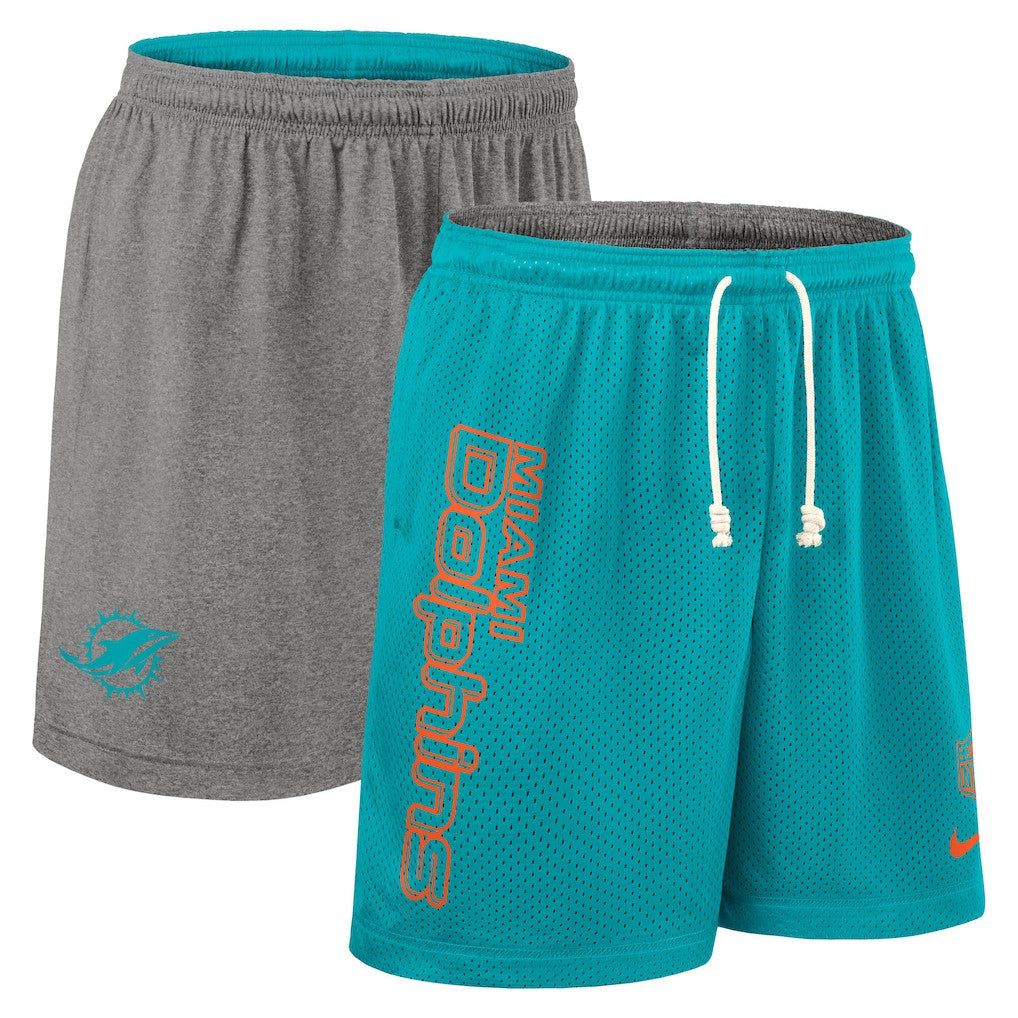 Miami Dolphins Sideline Reversible Dri-FIT Shorts - Aqua | Nike discount