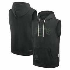 New York Jets Sideline Standard Issue Dri-FIT Sleeveless Hoodie - Black | Nike online