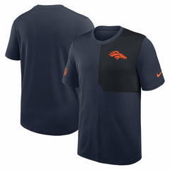 Denver Broncos Sideline UV Dri-Fit Coach Shirt - Navy | Nike cheap