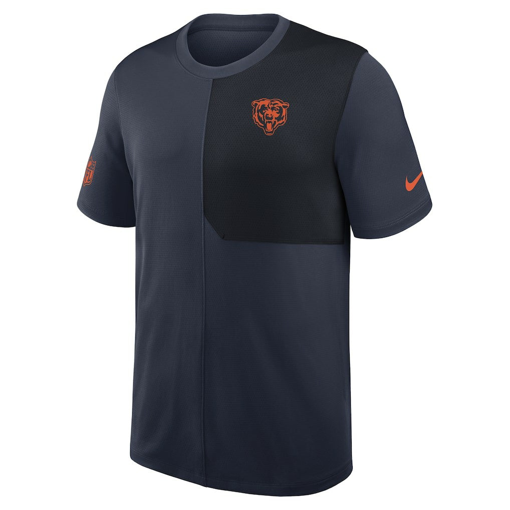 Chicago Bears Sideline UV Dri-Fit Coach Shirt - Navy | Nike on sale