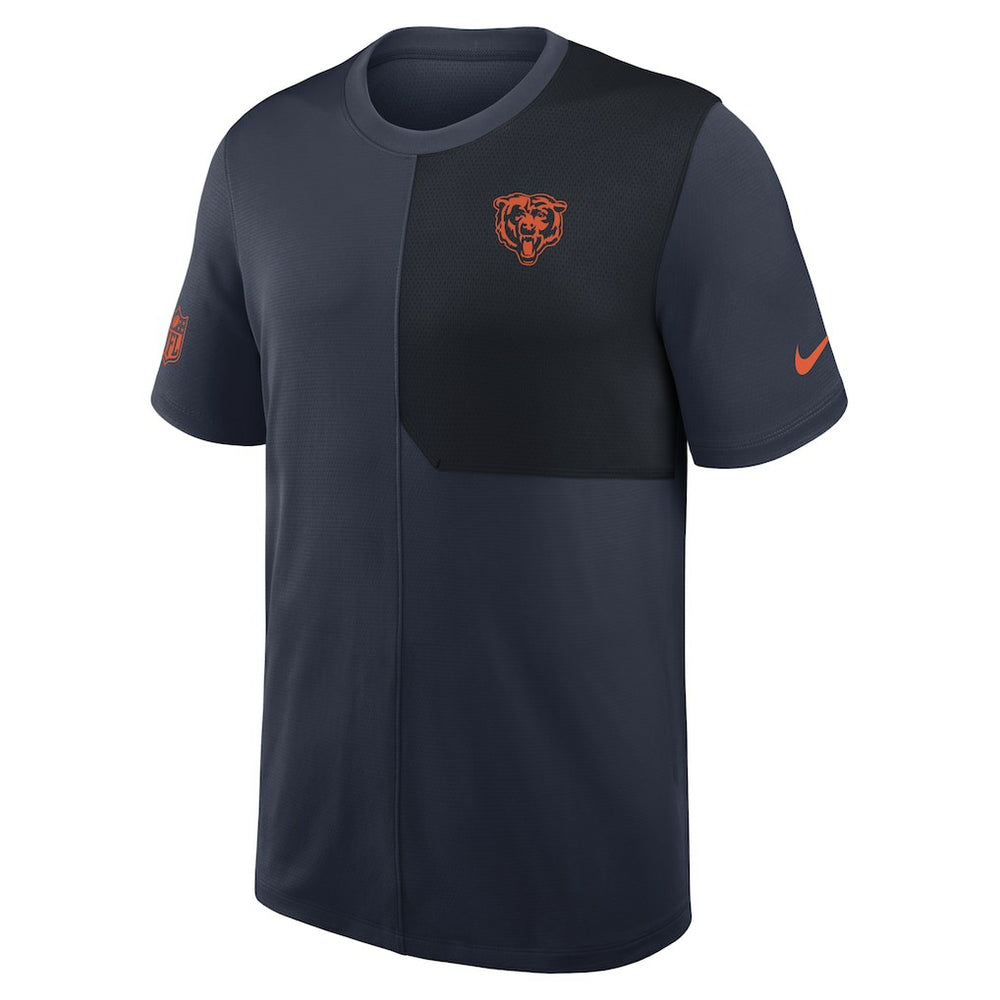 Chicago Bears Sideline UV Dri-Fit Coach Shirt - Navy | Nike on sale