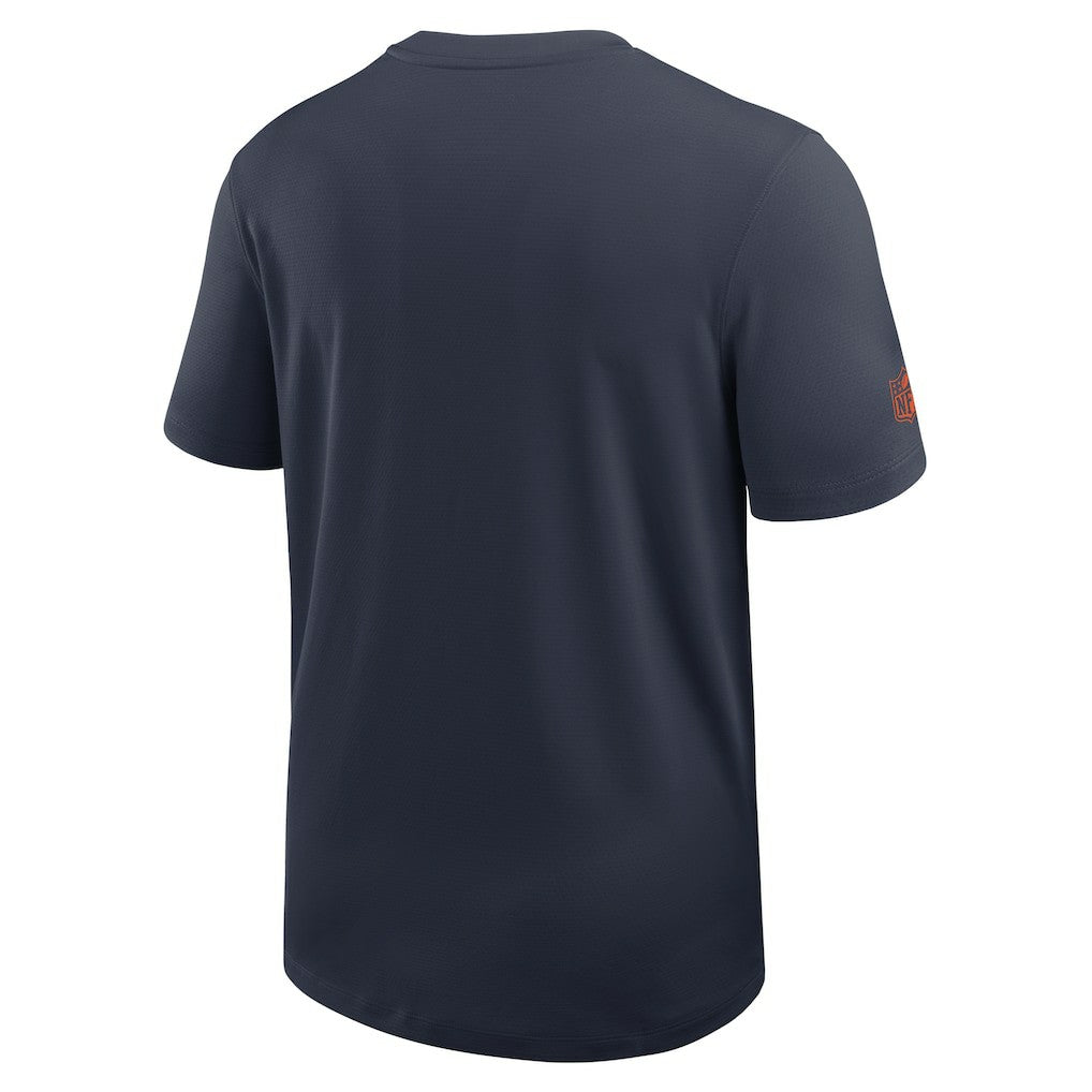 Chicago Bears Sideline UV Dri-Fit Coach Shirt - Navy | Nike on sale