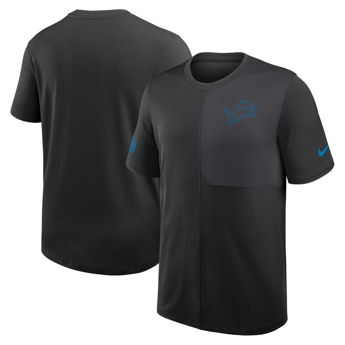 Detroit Lions Sideline UV Dri-Fit Coach Shirt - Black | Nike outlet