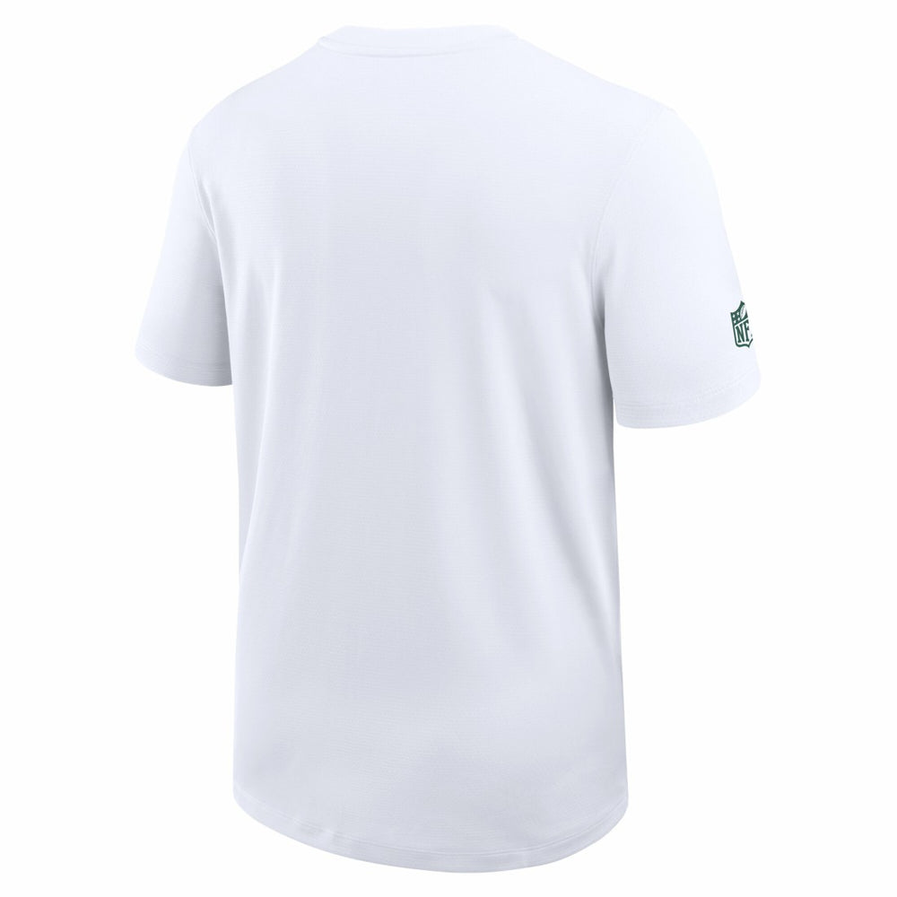 Green Bay Packers Sideline UV Dri-Fit Coach Shirt - White | Nike for sale