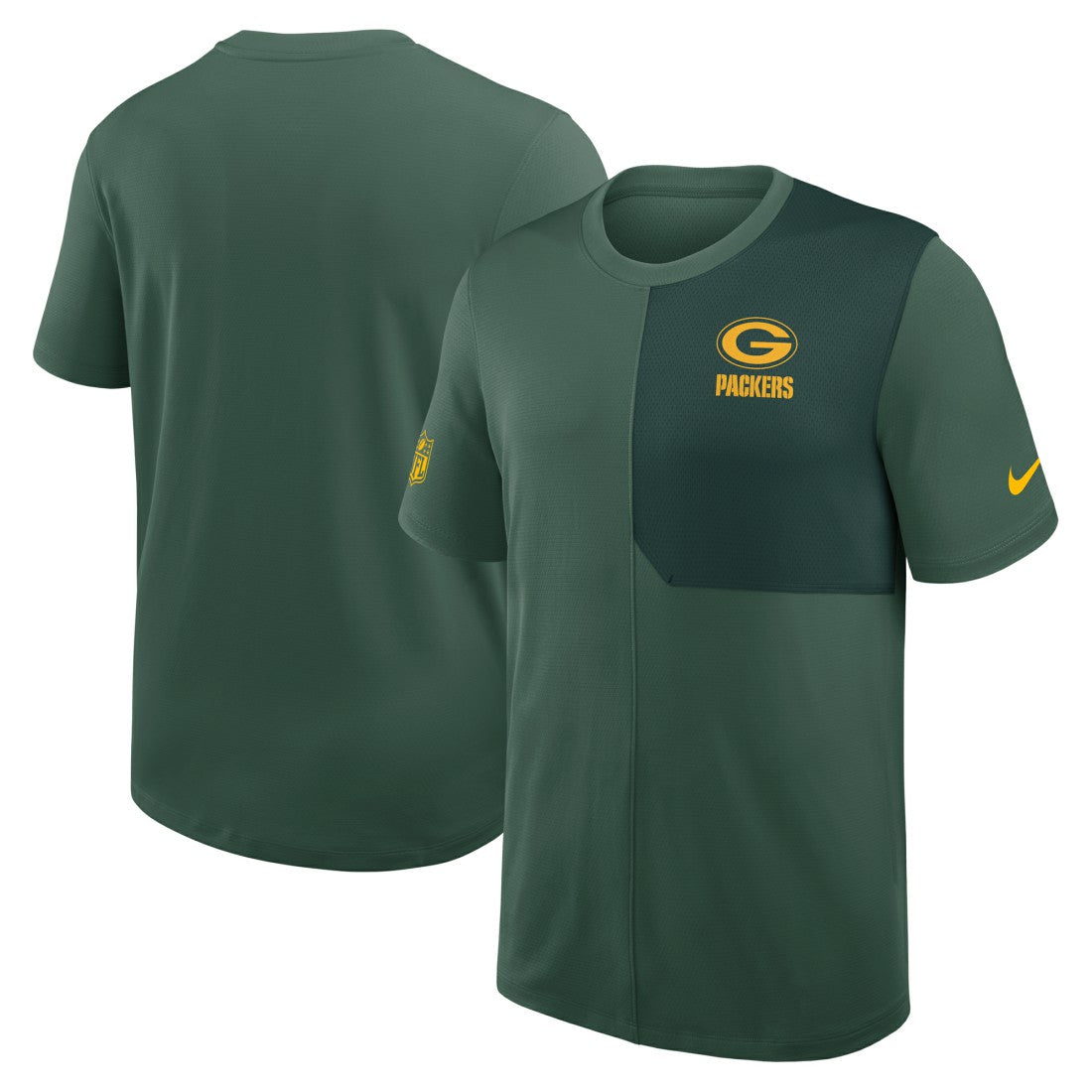 Green Bay Packers Sideline UV Dri-Fit Coach Shirt - Green | Nike cheap