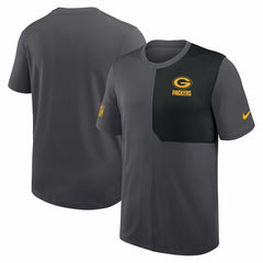 Green Bay Packers Sideline UV Dri-Fit Coach Shirt - Gray | Nike sale