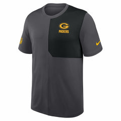 Green Bay Packers Sideline UV Dri-Fit Coach Shirt - Gray | Nike sale