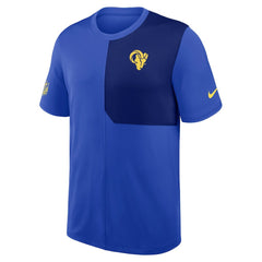 Los Angeles Rams Sideline UV Dri-Fit Coach Shirt - Royal | Nike for sale