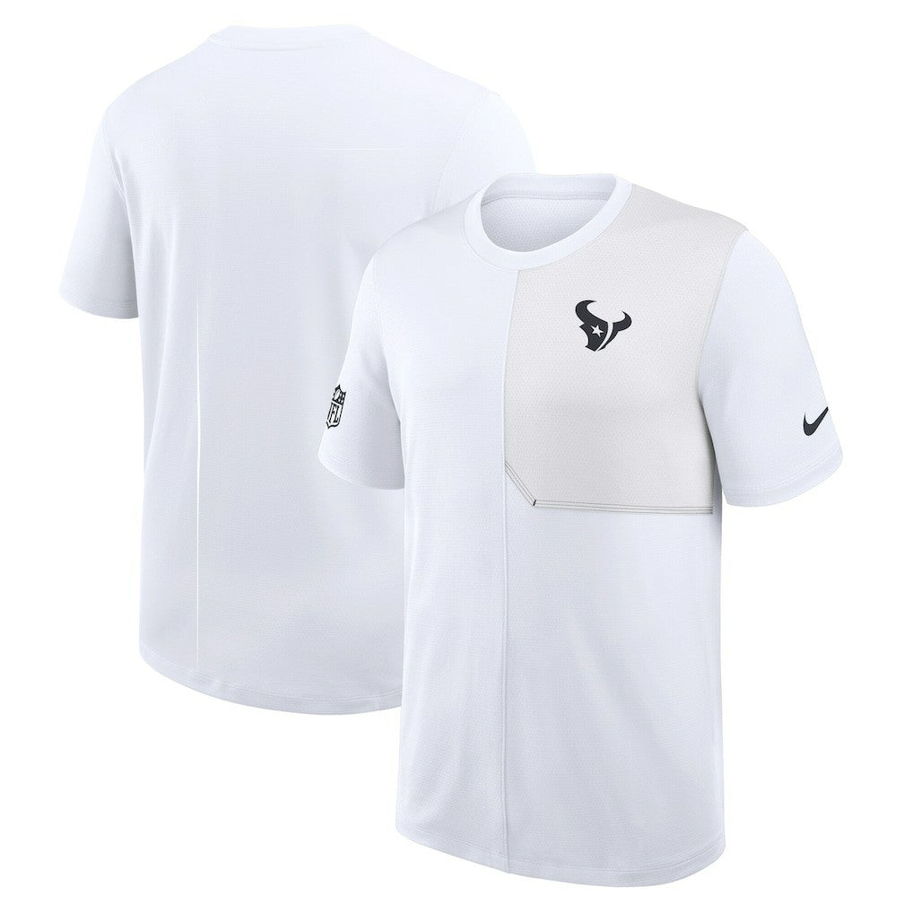 Houston Texans Sideline UV Dri-Fit Coach Shirt - White | Nike outlet