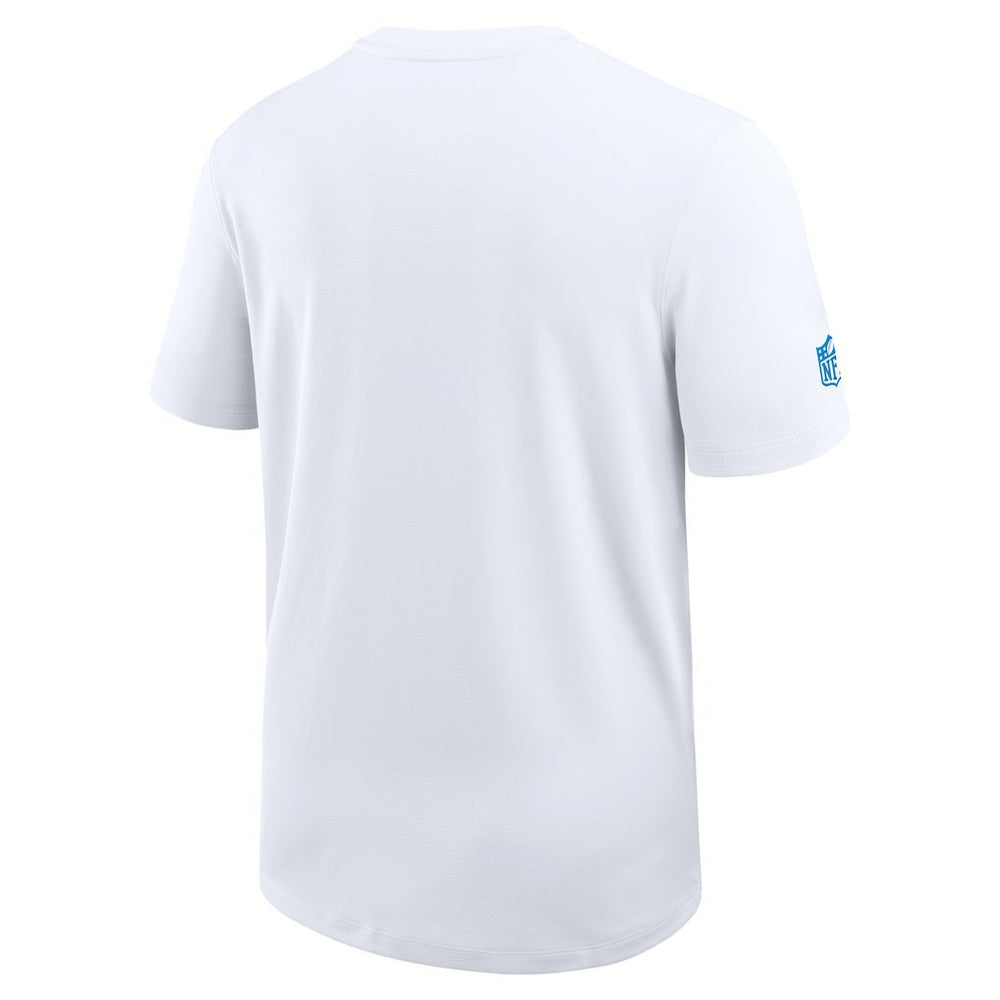 Los Angeles Chargers Sideline UV Dri-Fit Coach Shirt - White | Nike for sale