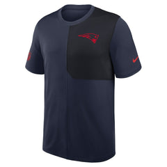 New England Patriots Sideline UV Dri-Fit Coach Shirt - Navy | Nike outlet
