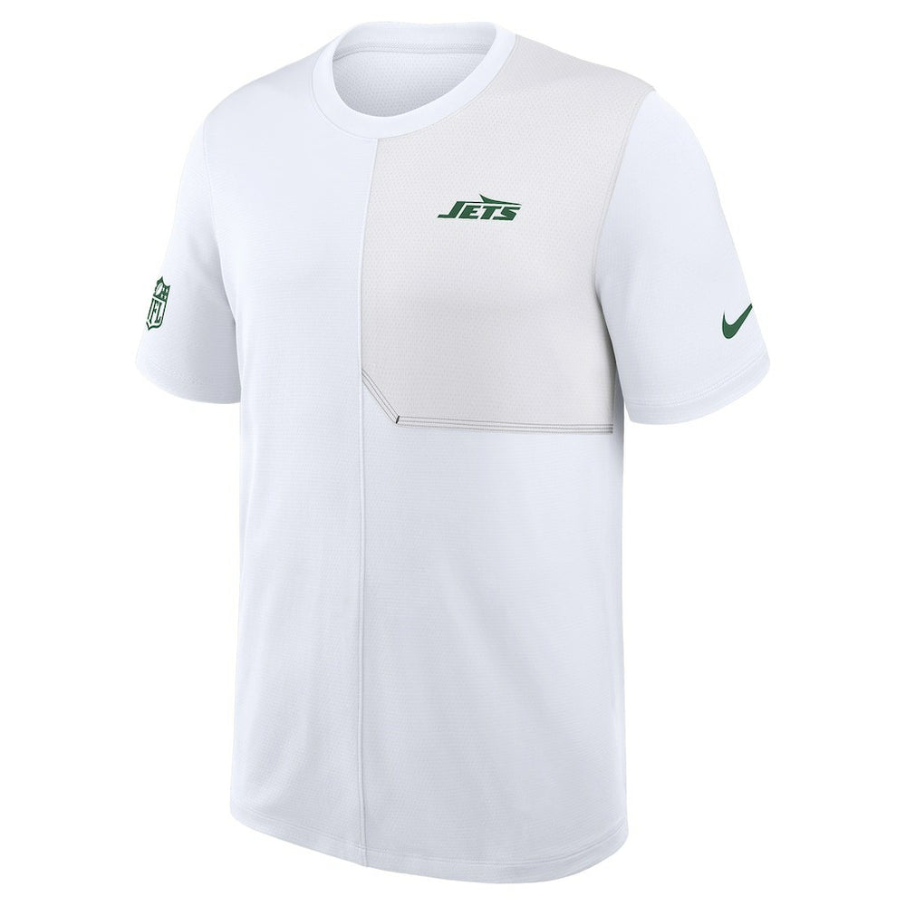 New York Jets Sideline UV Dri-Fit Coach Shirt - White | Nike cheap