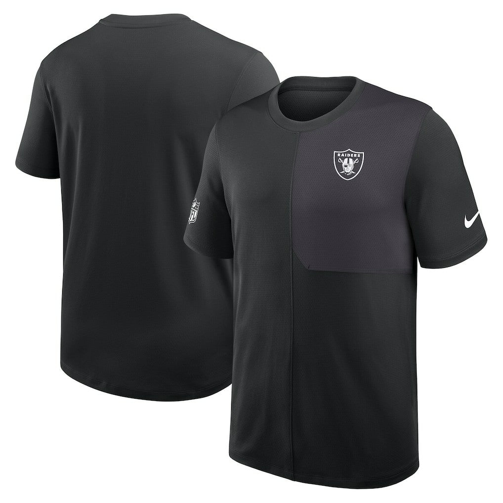 Las Vegas Raiders Sideline UV Dri-Fit Coach Shirt - Black | Nike on sale