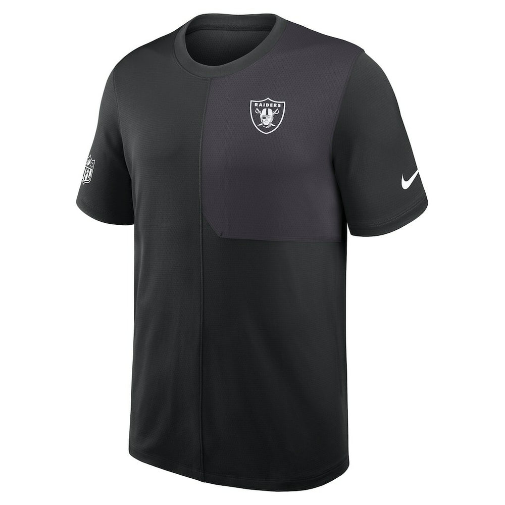 Las Vegas Raiders Sideline UV Dri-Fit Coach Shirt - Black | Nike on sale