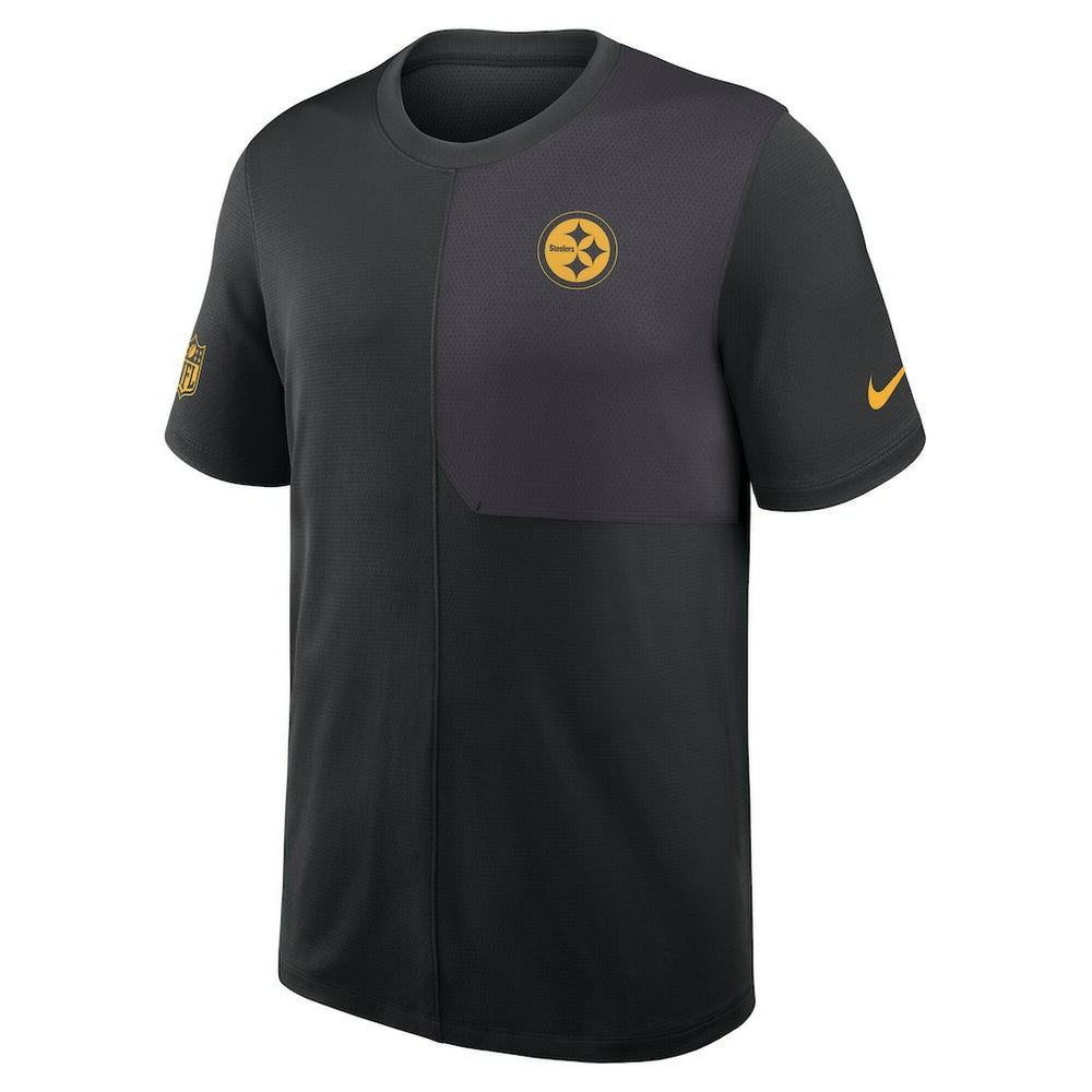 Pittsburgh Steelers Sideline UV Dri-Fit Coach Shirt - Black | Nike on sale