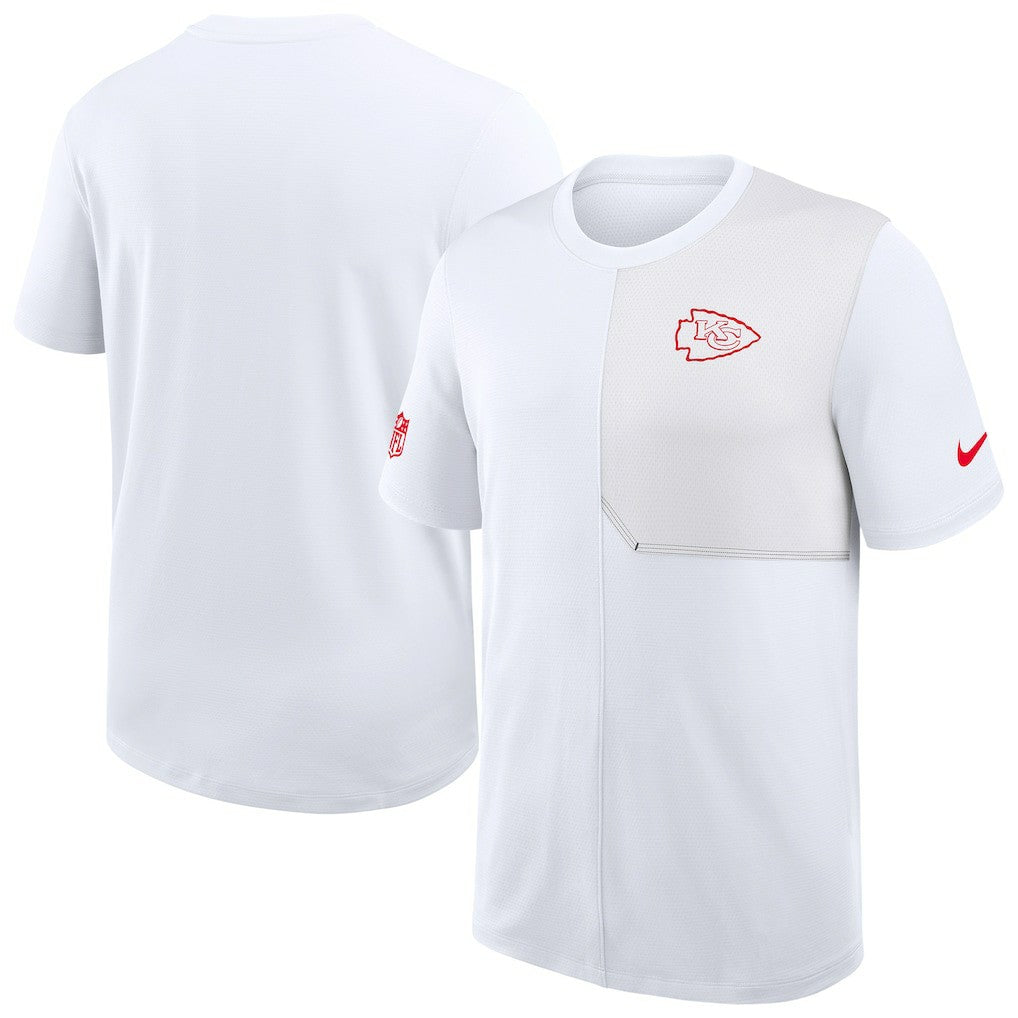 Kansas City Chiefs Sideline UV Dri-Fit Coach Shirt - White | Nike online
