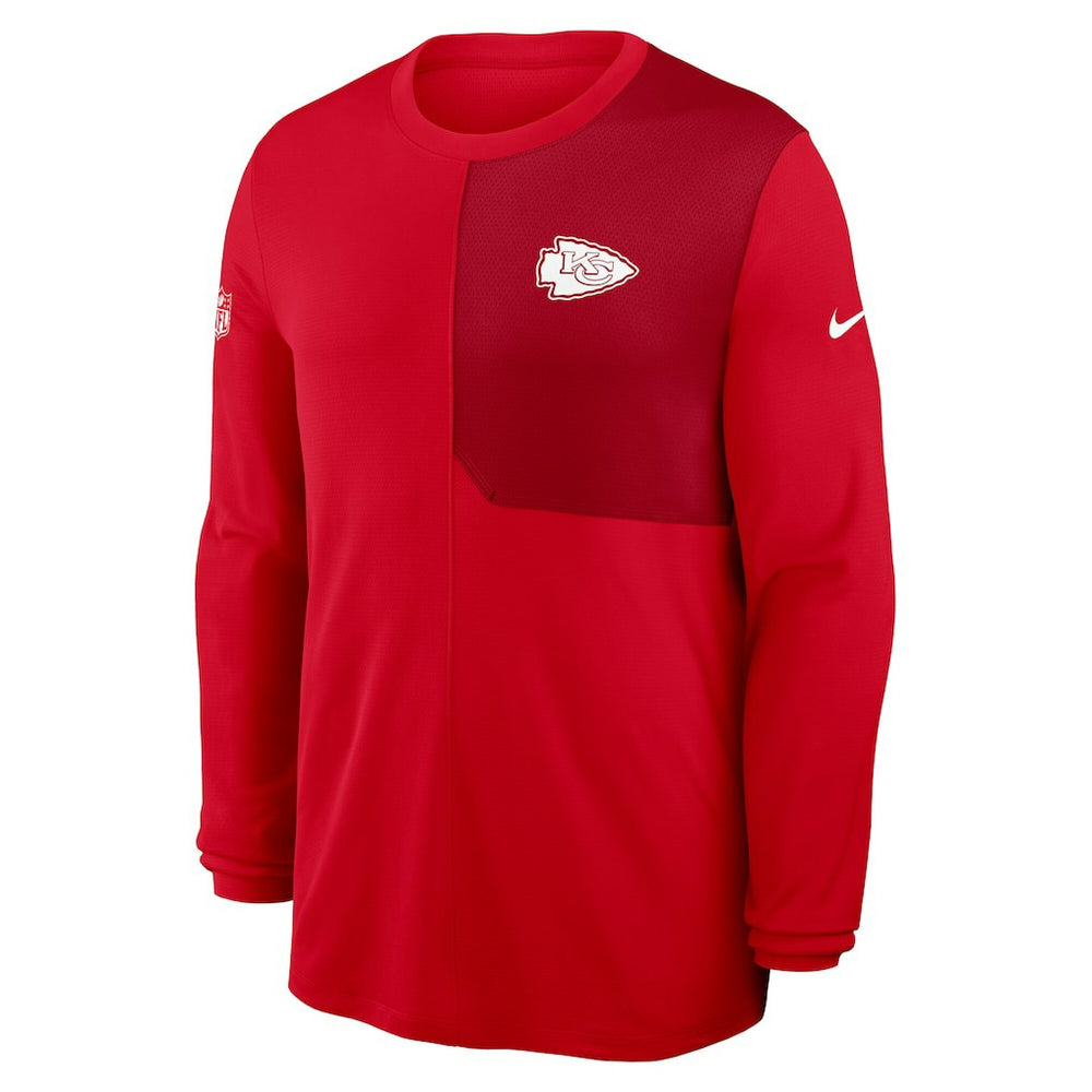 Kansas City Chiefs Sideline Coach UV Dri-FIT Long Sleeve Shirt - Red | Nike outlet